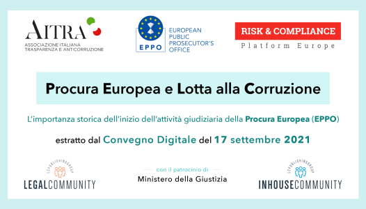 Convegno Digitale: Procura Europea e Lotta alla Corruzione