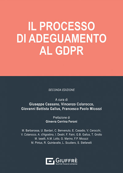 IL PROCESSO DI ADEGUAMENTO AL GDPR