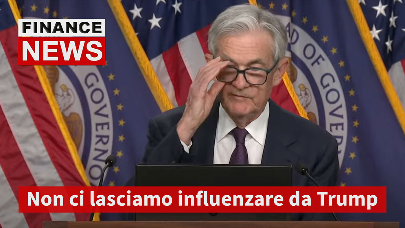 La FED non tocca i tassi. Powell: “le critiche di Trump non influiscono sul nostro lavoro”