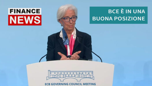 BCE: NESSUNA VARIAZIONE AI TASSI. LAGARDE A FIRENZE: BCE È IN UNA BUONA POSIZIONE.