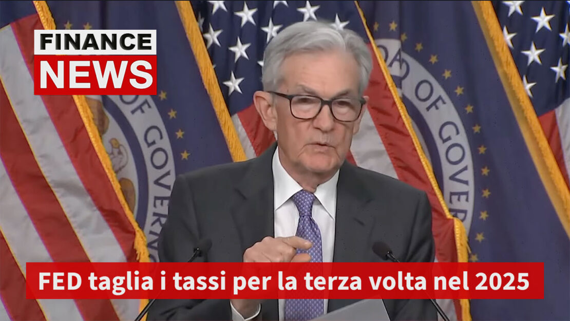 La FED taglia ancora i tassi. Powell: "Siamo ben posizionati per attendere le evoluzioni dell'economia"